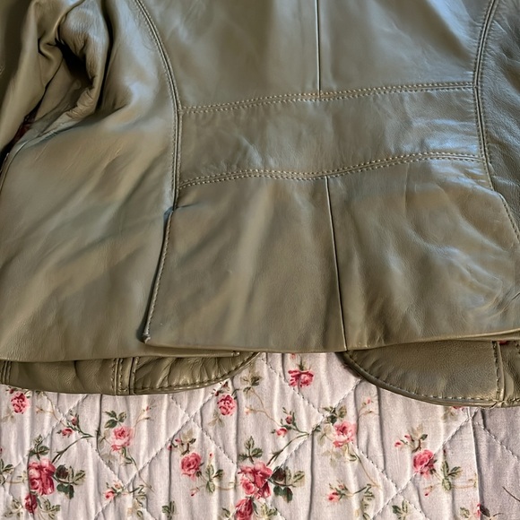 WILSON LEATHER NEW GREEN JACKET - Picture 11 of 13